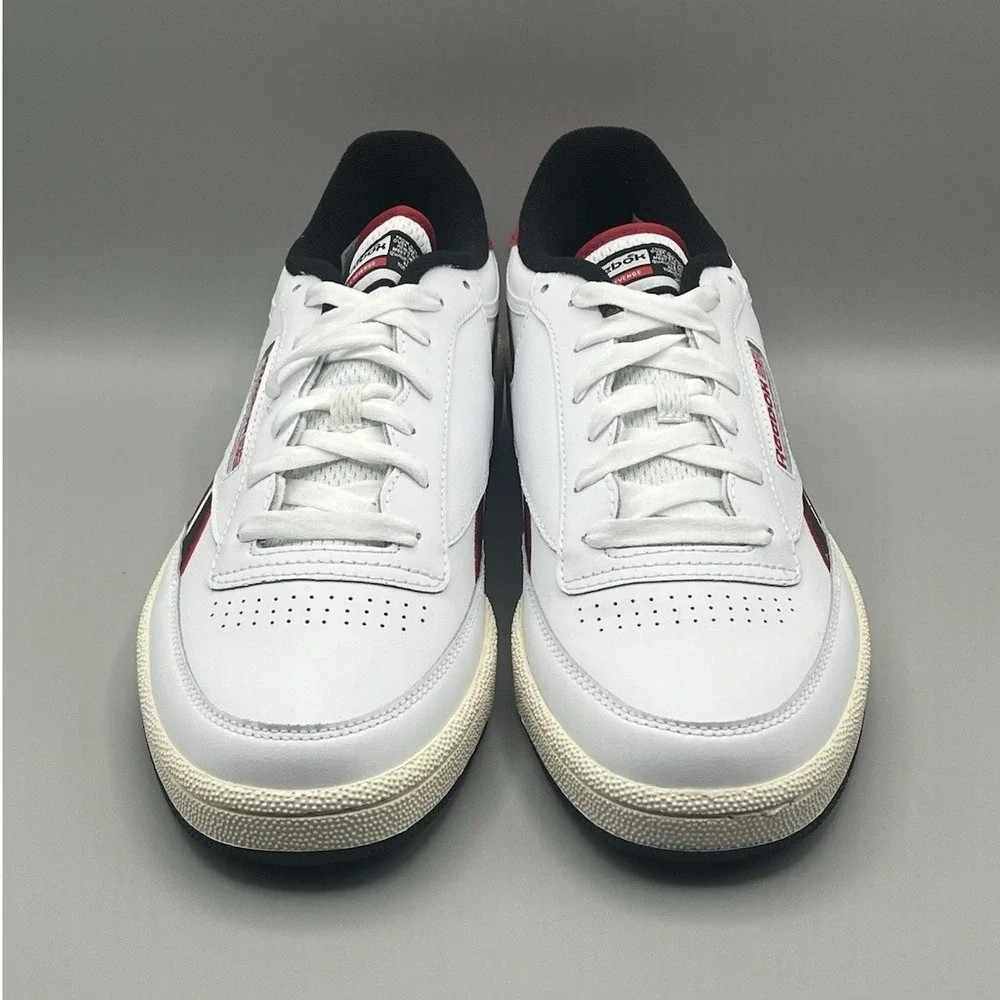 Reebok Classic Club C Revenge White Red Retro Shoes - Men's Size 11 NEW - Picture 3 of 8